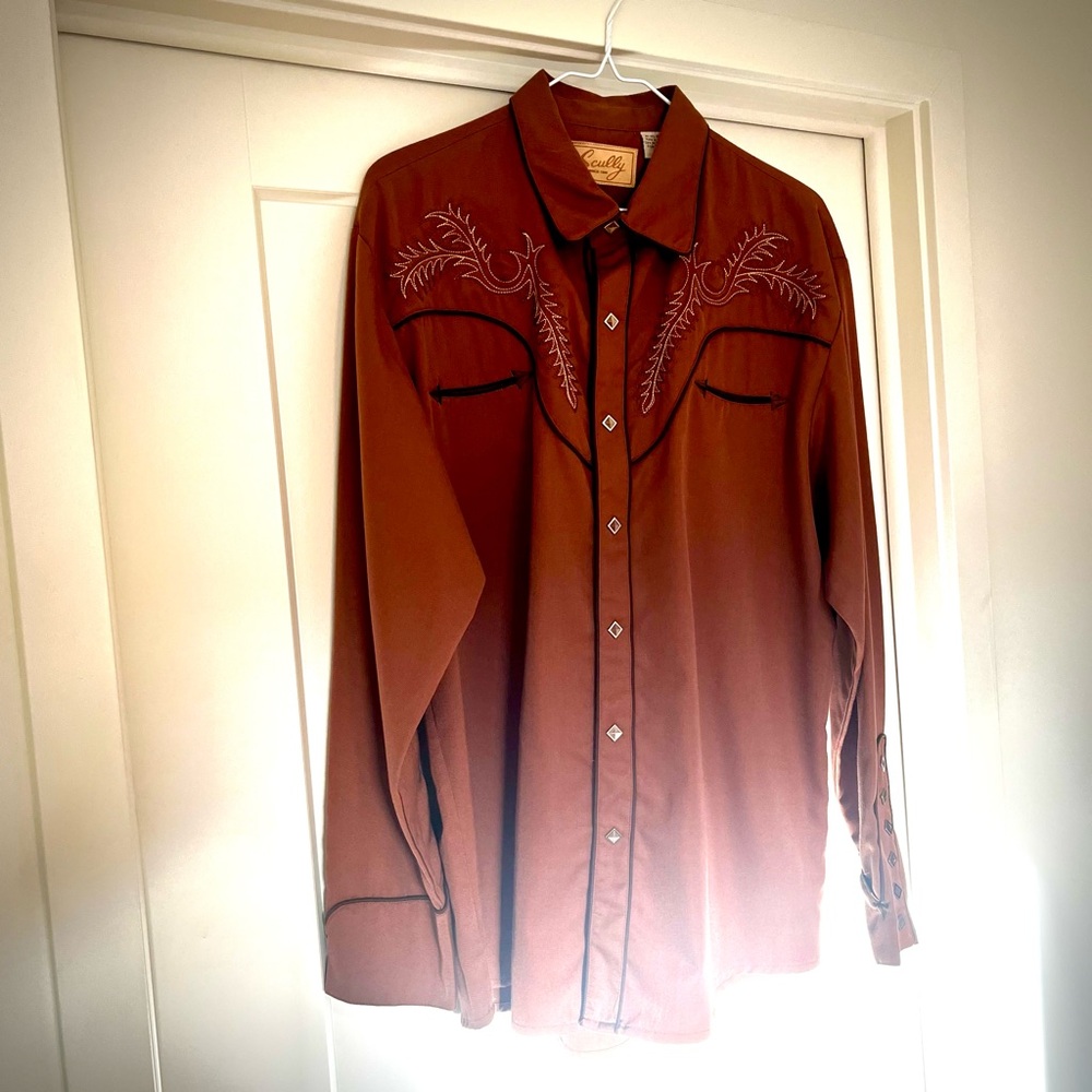 Scully Copper Western Shirt
